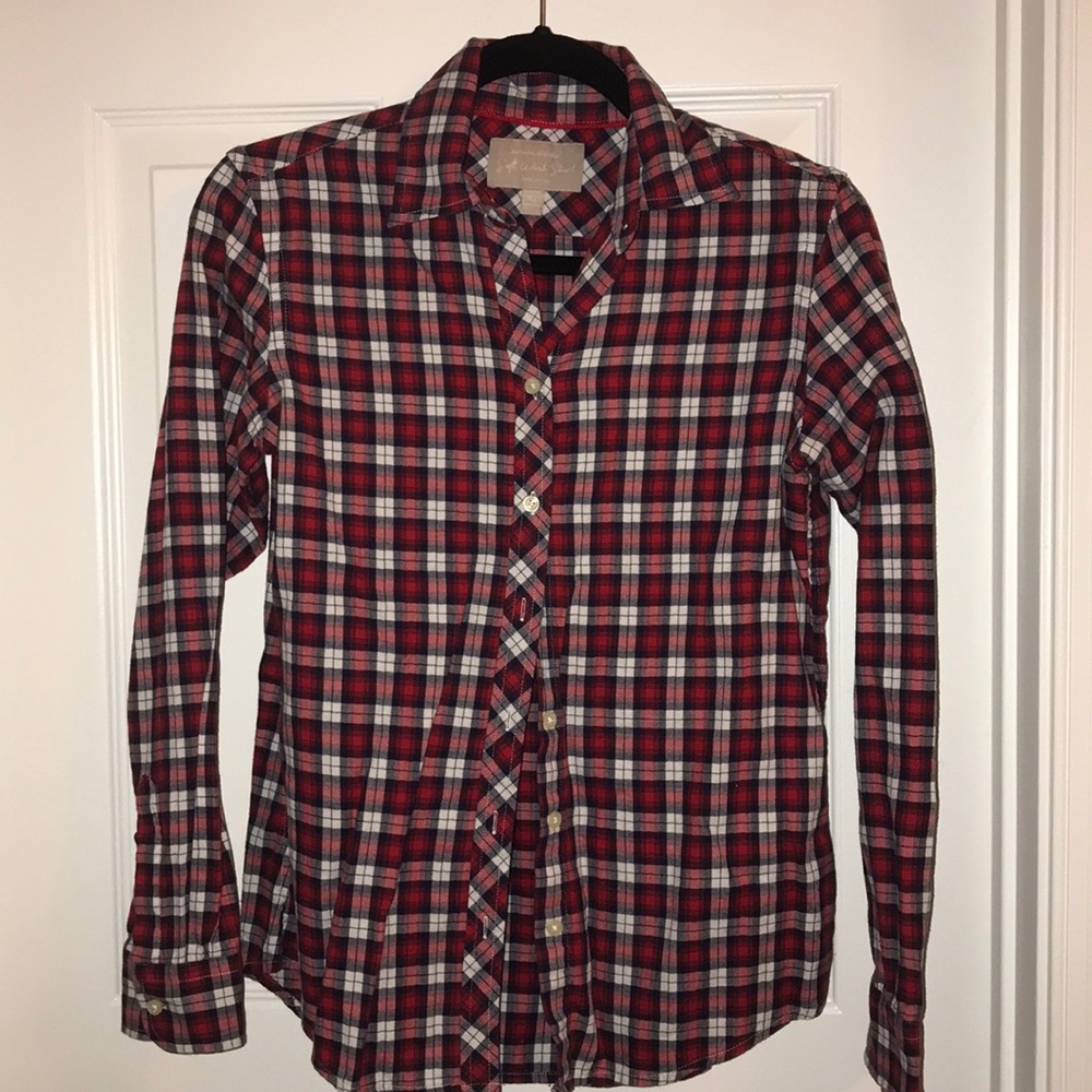 Flannel button down shirt